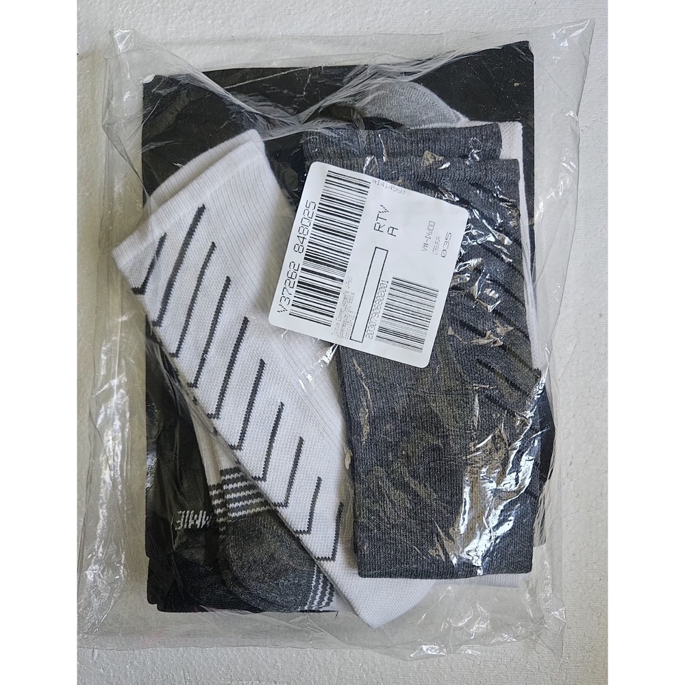 🩷Tommie Copper Womens 4 Pack OTC Compression Socks - Basic 10-12.5 Black/gray🩵